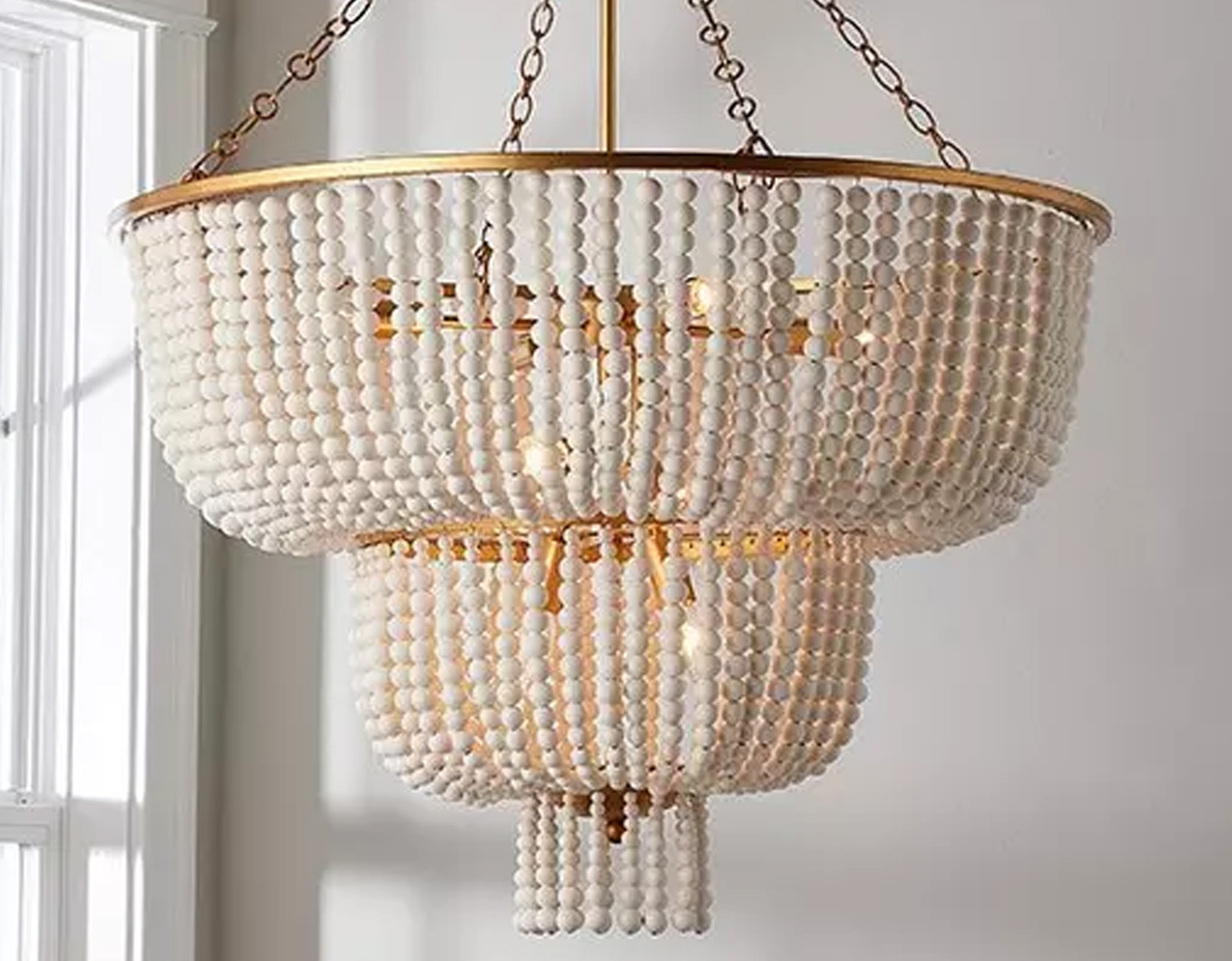 Beaded Kona Tiered Chandelier (demo)